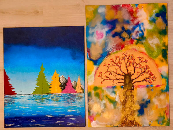 Zhōngchéng, diptych - private collection