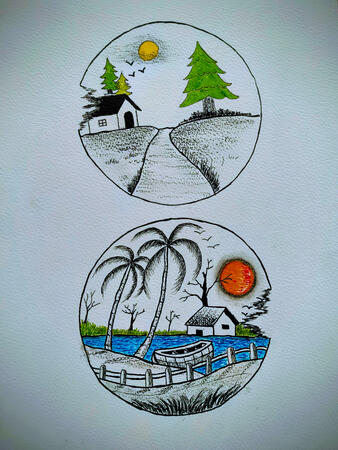 A Footpath and A Boat