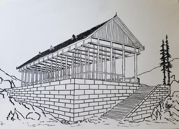 Dacian temple, Romania, BCE