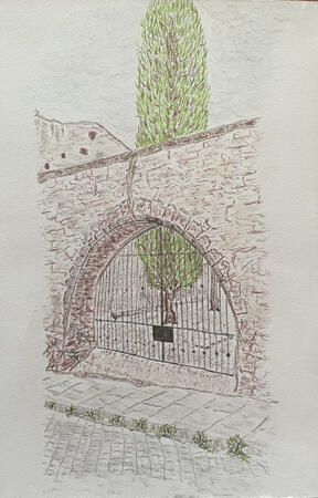 Aqueduct, Evora, Portugal - private collection